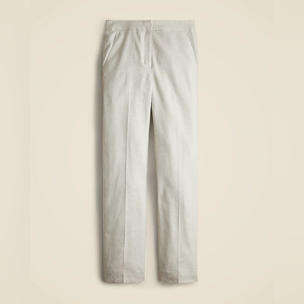 NWT J. Crew Kate Pant In Stretch Linen